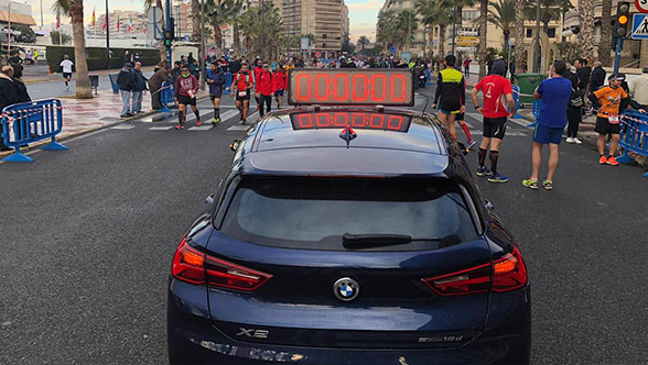 BMW, vehículo oficial de la Media Maratón de Santa Pola // Enero de 2019